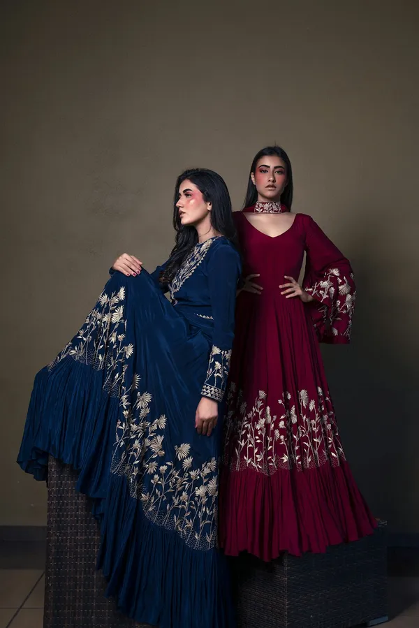 Royal Brocade Anarkali Gown
