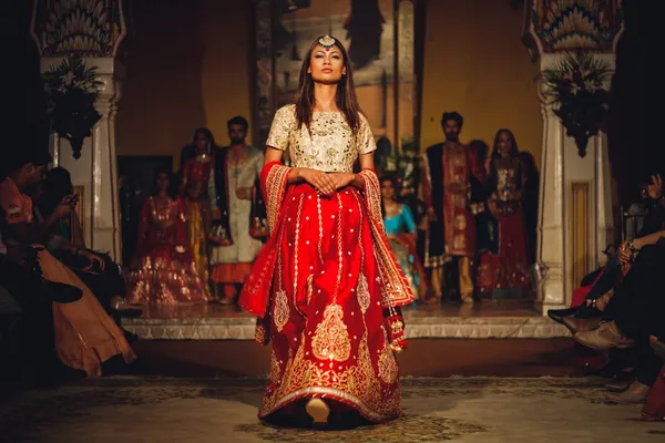 Mehendi Celebration Lehenga